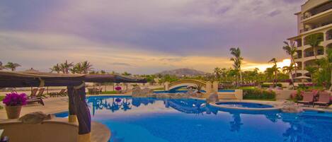 Design Condo, 2 Bedrooms, Ocean View, Sea Facing | Outdoor pool