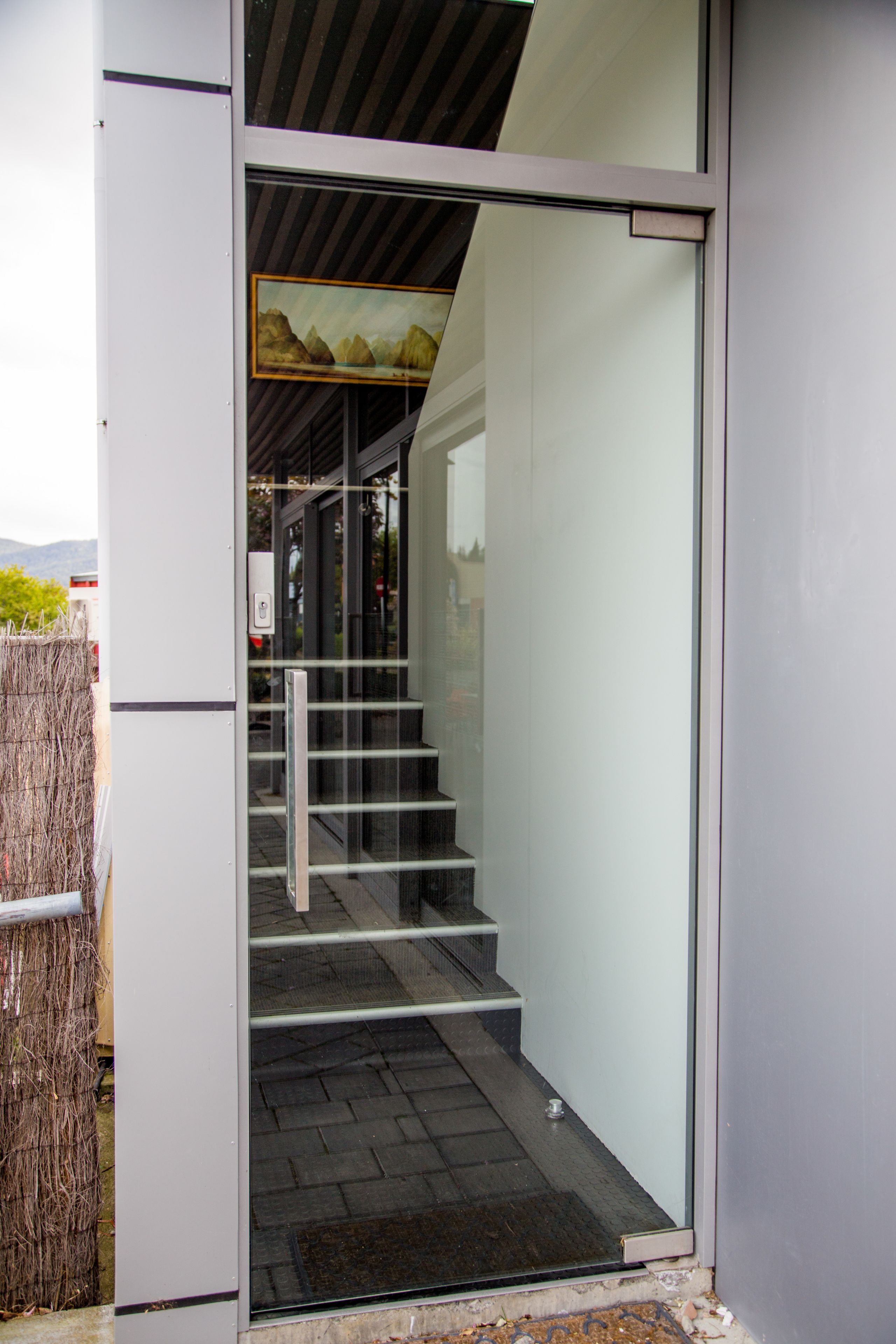 Overnatningsstedets indgangsparti