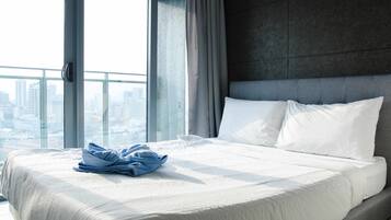 Suíte, 2 quartos | 2 quartos, ferros/tábuas de passar roupa, Wi-Fi de cortesia