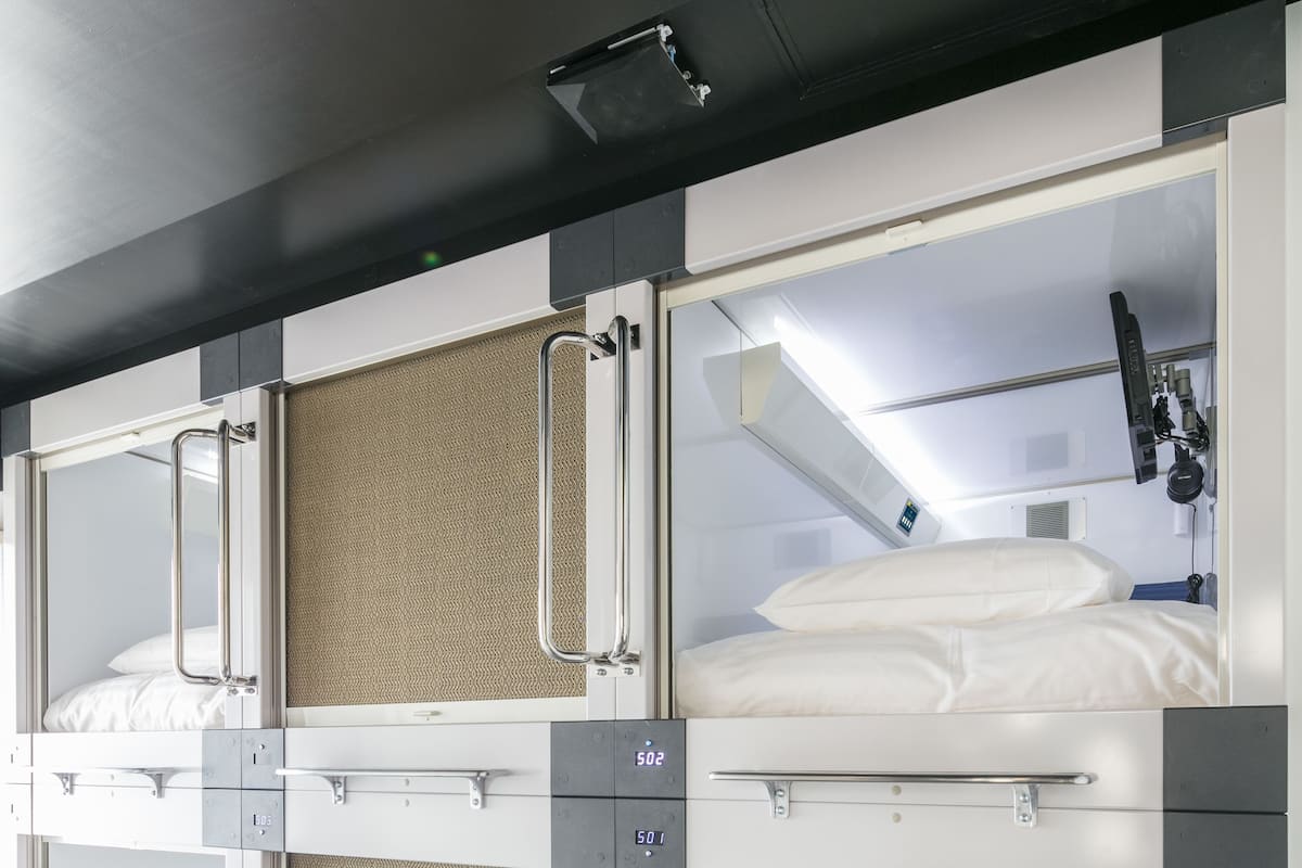 Habitación estándar, solo para hombres (Large Capsule) | Caja fuerte y wifi gratis