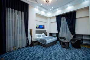 Lotte Luxury King Room | Premium bedding, minibar, in-room safe, desk