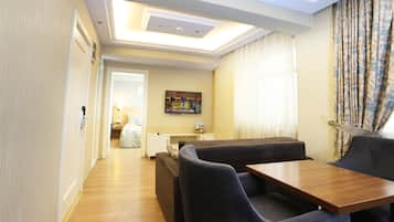 Family Studio Suite, 1 King Bed with Sofa bed, Kitchen | View from room