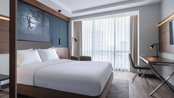 Premium bedding, minibar, in-room safe, desk