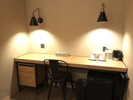 Double Room, 1 Double Bed, No Windows | In-room safe, desk, free WiFi, bed sheets