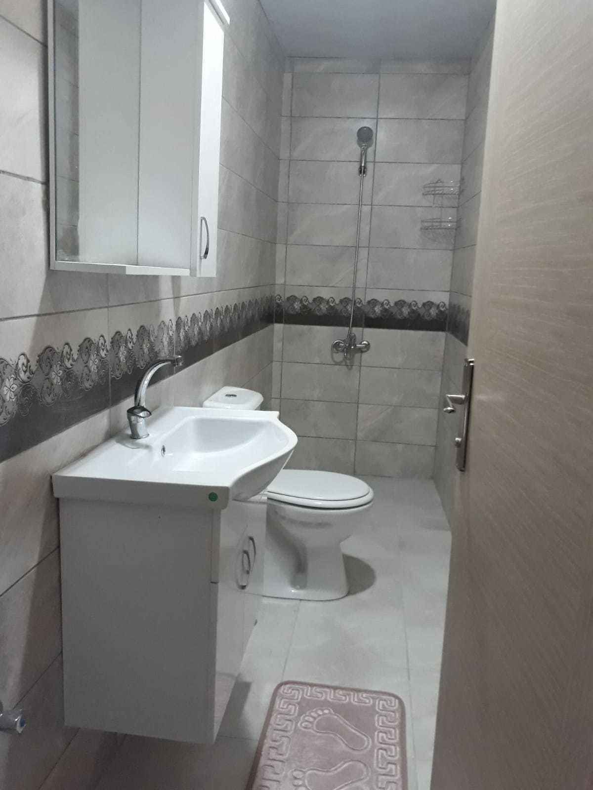 quadruple room | bathroom | shower, hair dryer, slippers, towels