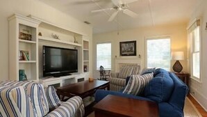 Standard Apartment, 2 Bedrooms | Living room | DVD player - Shark s Eye (Anna Maria)