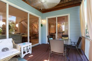 Standard Apartment, 3 Bedrooms | Terrace/patio - Blue Tang (Bradenton Beach)