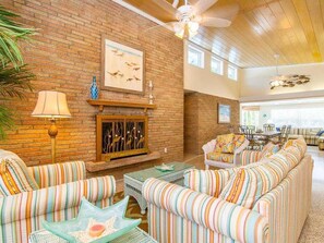 Standard Apartment, 3 Bedrooms | Living area | DVD player - Chillin on Chilson (Anna Maria)