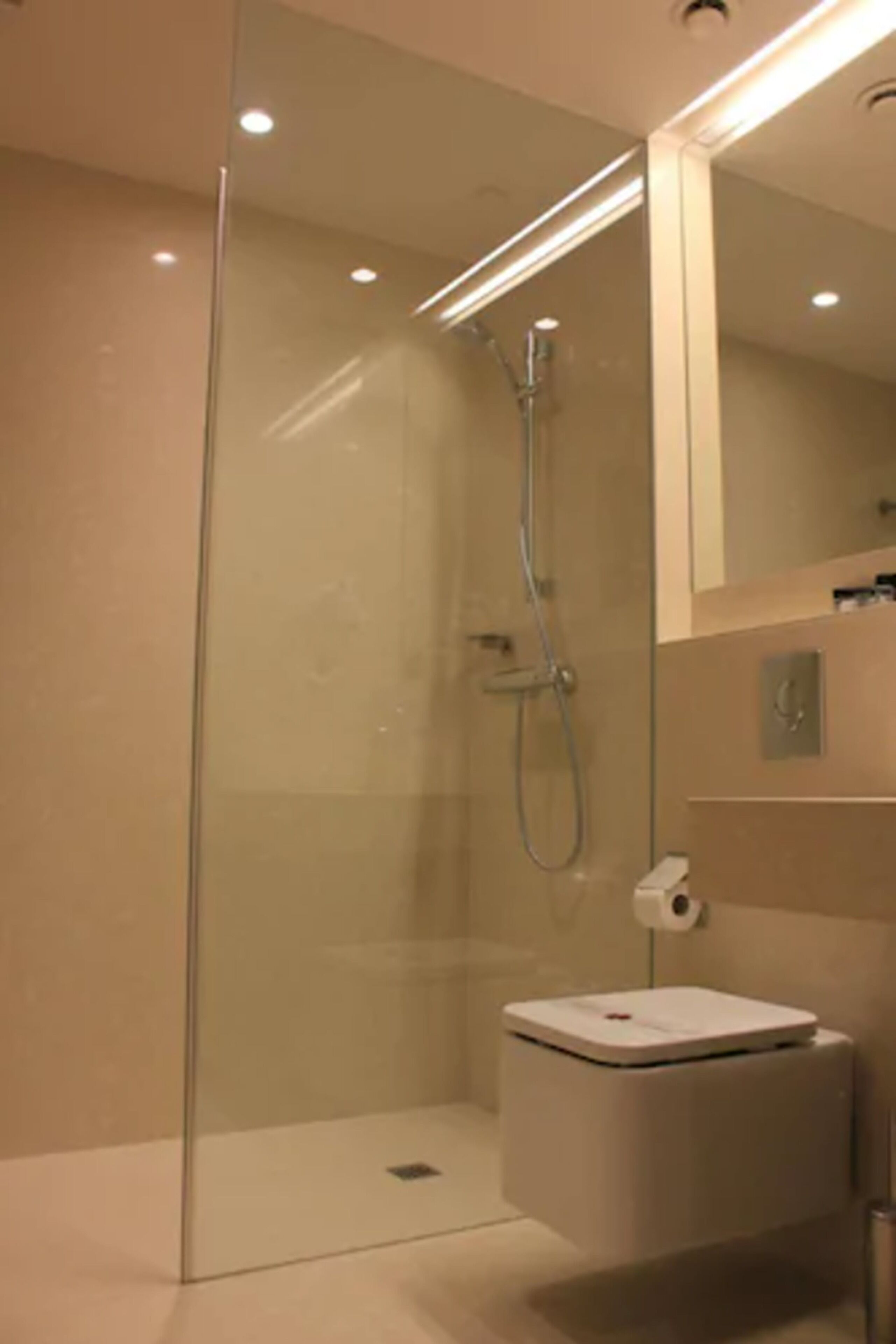 double or twin room | bathroom | shower, free toiletries, hair dryer, bidet