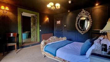 In-room safe, desk, laptop workspace, iron/ironing board