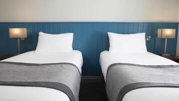 雙床房 | 免費 Wi-Fi、床單