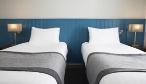 Kamar Twin | Wi-Fi gratis dan seprai linen