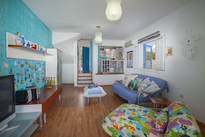 Villa, 2 Bedrooms | Living area | Flat-screen TV, DVD player - Protaras Villa Lydia (Paralimni)