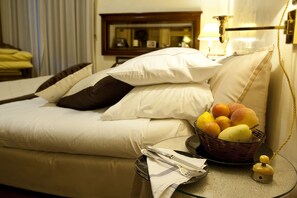 Premium bedding, minibar, in-room safe, desk