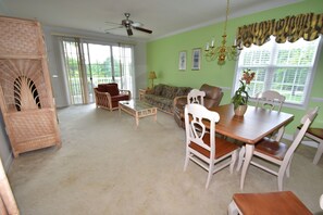 Condo, Multiple Beds (1724 The Havens) | Living room | Flat-screen TV, DVD player