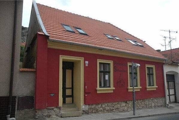 Voorkant van accommodatie