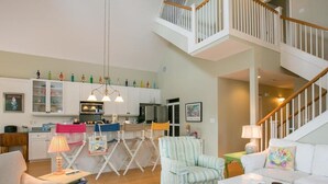 Standard Apartment, 3 Bedrooms | Living area - Starfish Cottage (Holmes Beach)