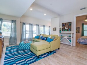 Standard Apartment, 3 Bedrooms | Living area | DVD player - Mermaid Cove (Anna Maria)