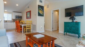 Standard Villa, 2 Bedrooms | Living area | DVD player - Sunset Villa C (Holmes Beach)