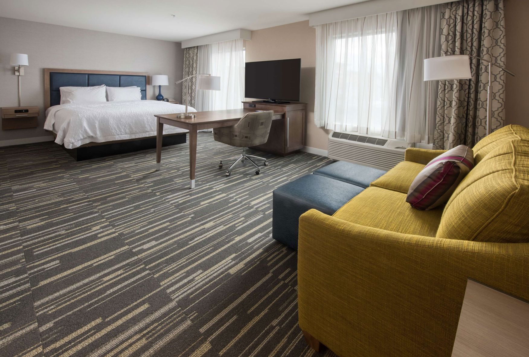 Egyptian cotton sheets, premium bedding, pillowtop beds, in-room safe