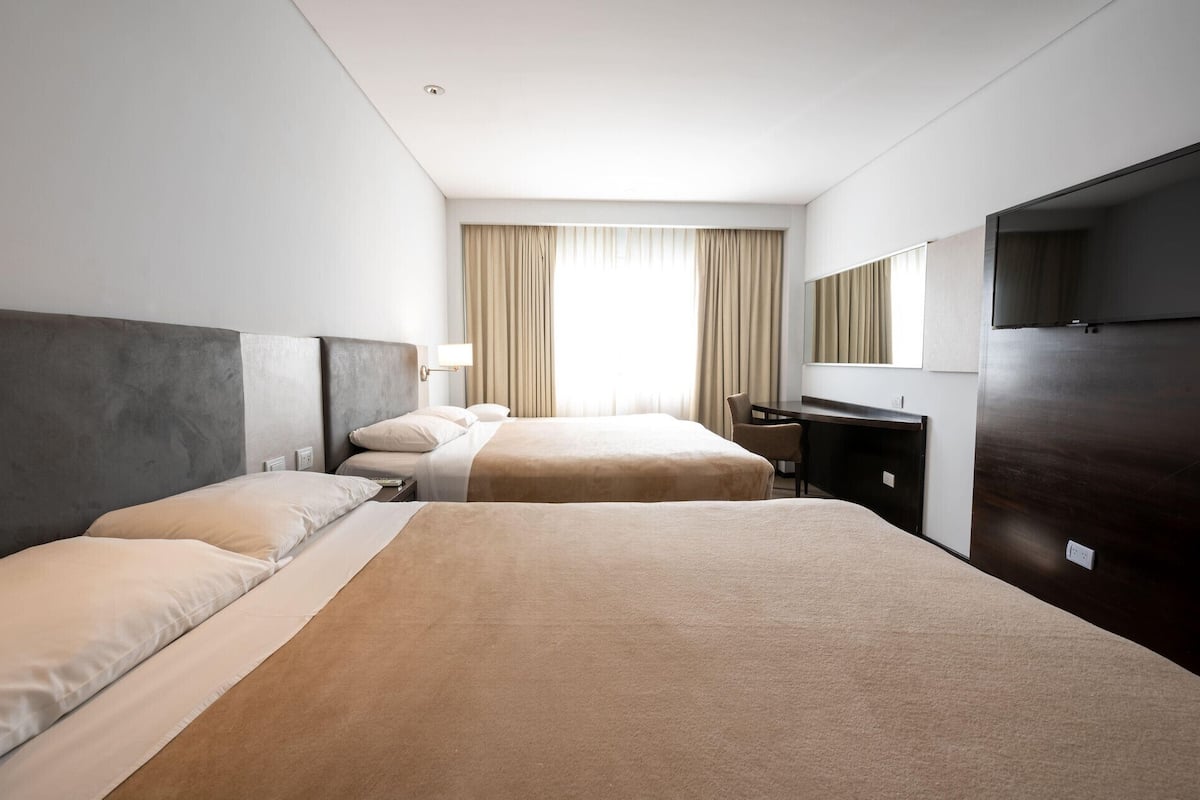 Minibar, in-room safe, desk, blackout curtains