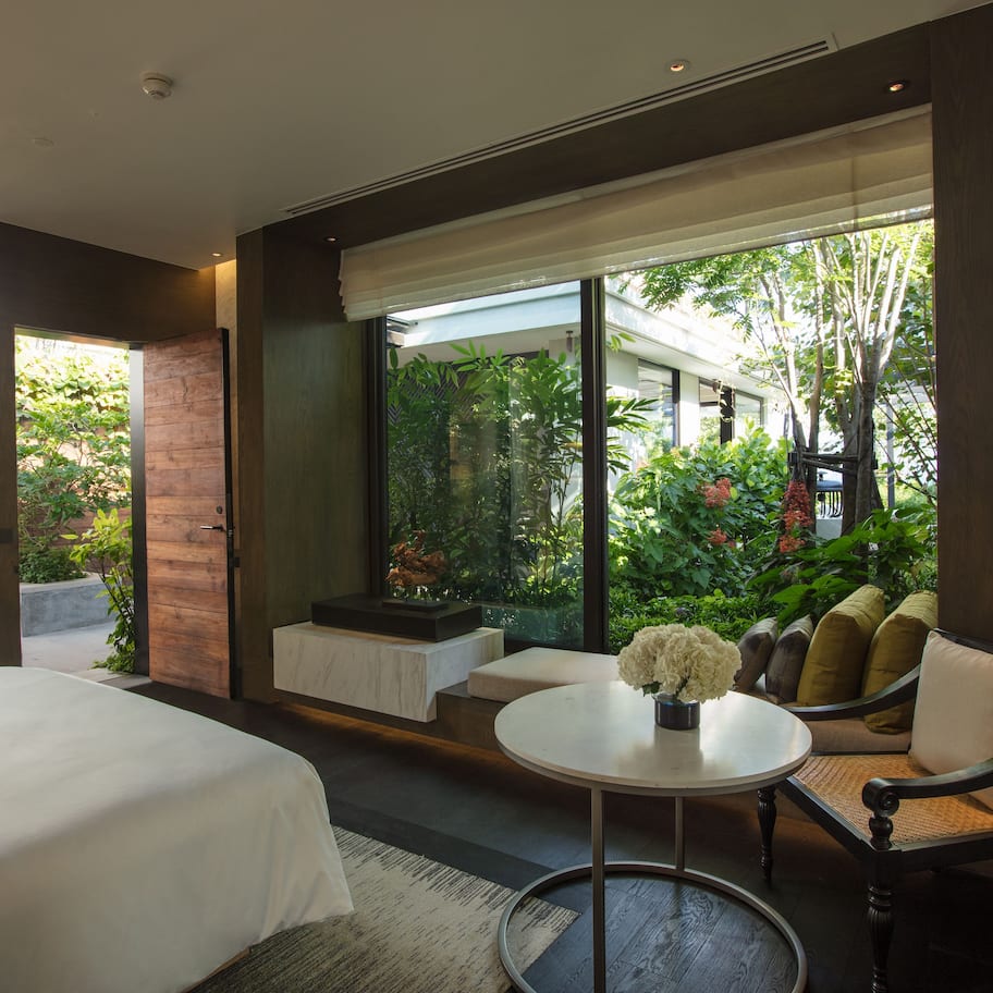 Frette Italian sheets, free minibar items, in-room safe, free WiFi