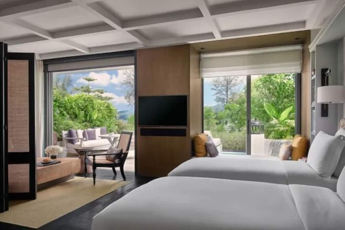 1 chambre, draps italiens Frette, mini-bar avec articles gratuits