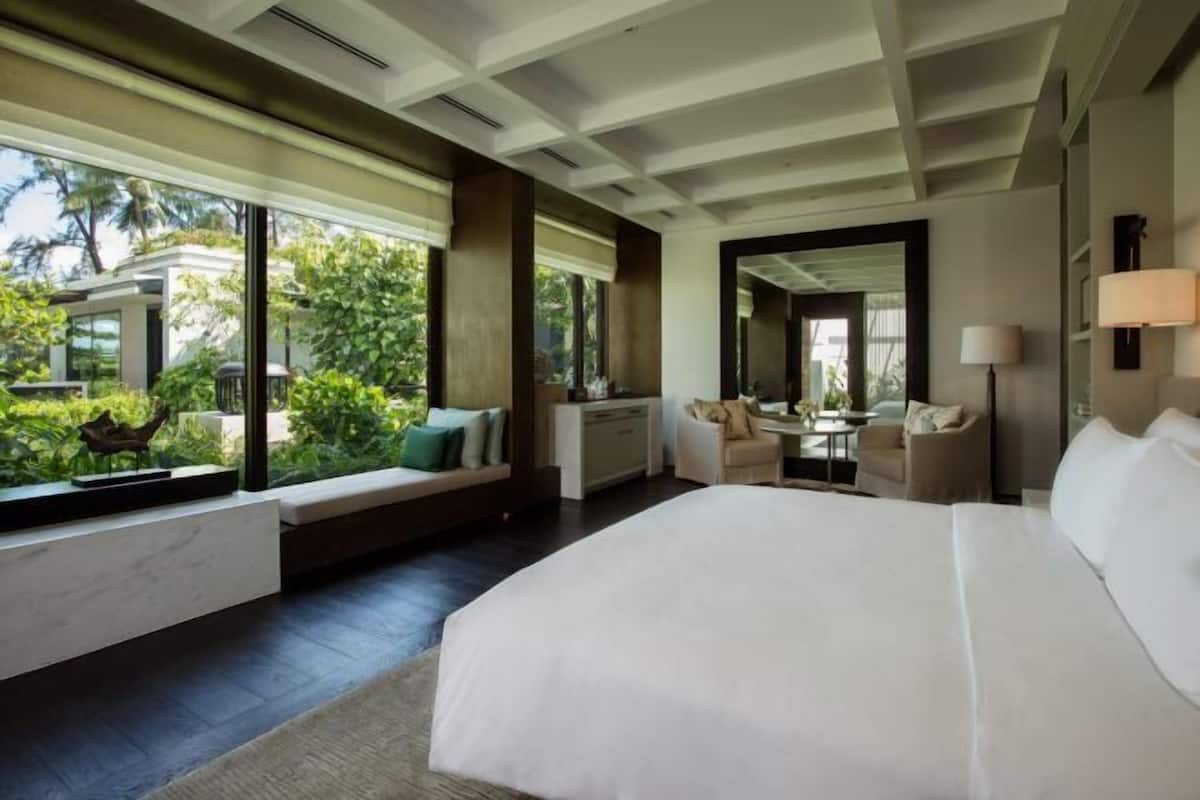 1 chambre, draps italiens Frette, mini-bar avec articles gratuits