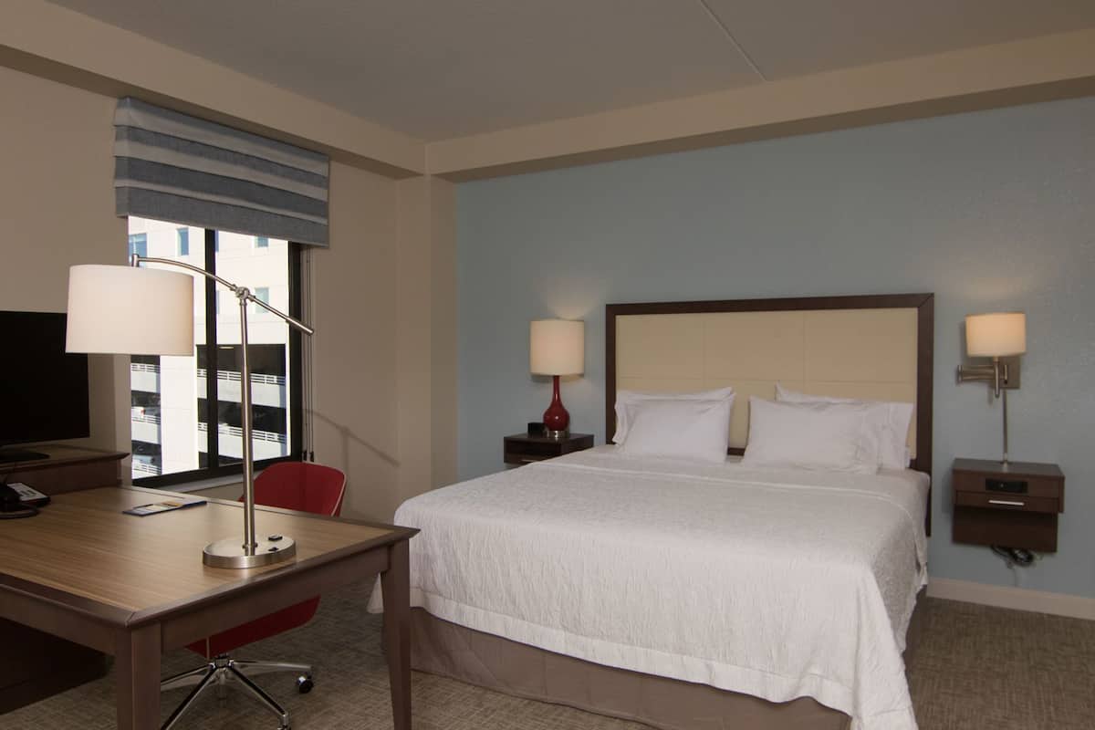 Blackout drapes, iron/ironing board, free cribs/infant beds