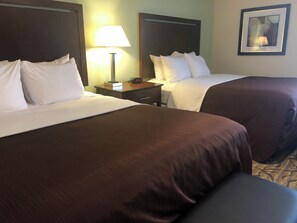 Suite, 2 Queen Beds | Desk, iron/ironing board, free WiFi, bed sheets - Aspen Suites Hotel Sitka (Sitka)
