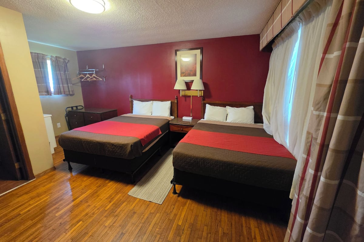 Standard Room, 2 Double Beds | Premium bedding, desk, blackout drapes, WiFi (free)