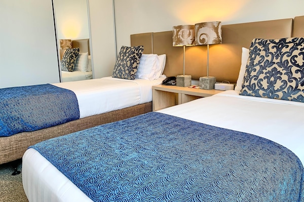 1 habitación y ropa de cama de alta calidad