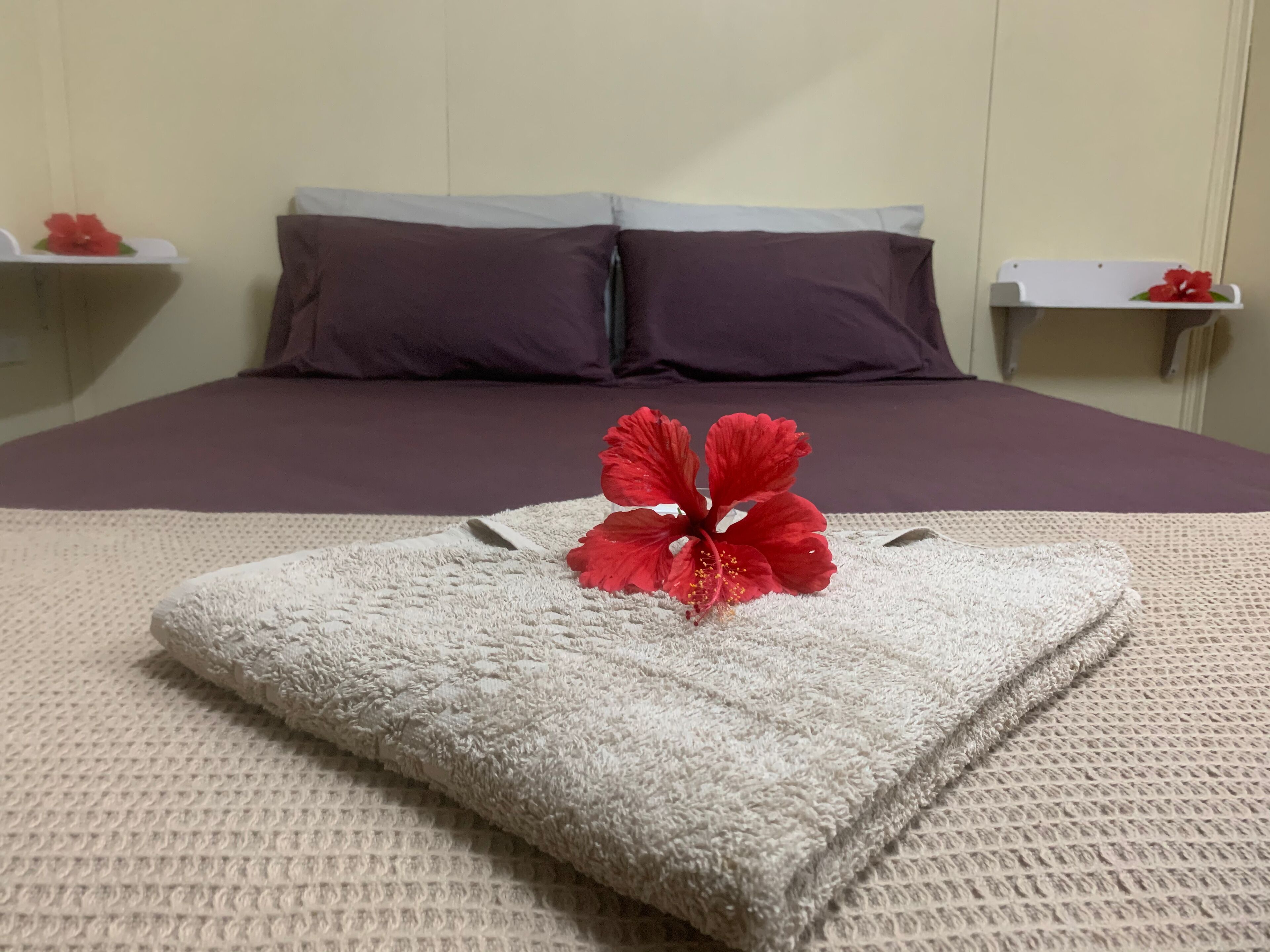 Twin kamer, gedeelde badkamer