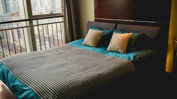 Familien-Suite | Schreibtisch, Verdunkelungsvorhänge, kostenloses WLAN