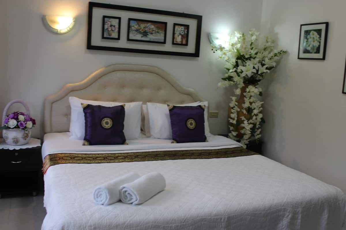 1 habitación y ropa de cama de alta calidad