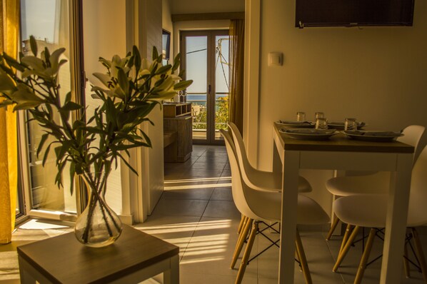 Appartement Supérieur, 1 chambre, vue mer | Baignoire à jets