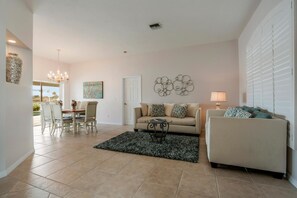 Luxury House, 4 Bedrooms | Living area | DVD player - BE324 4 Bedroom Holiday Home by Marco Naples Vacation Homes (Marco Island)