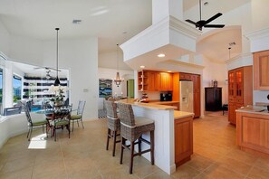 Luxury House, 4 Bedrooms, Pool View, Poolside | Private kitchen | Fridge, microwave, coffee/tea maker - SMARCO1601 4 Bedroom Holiday Home by Marco Naples Vacation Homes (Marco Island)