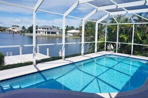 Outdoor pool - TO1120 4 Bedroom Holiday Home by Marco Naples Vacation Homes (Marco Island)