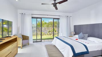 Villa Luxe, 3 chambres, vue piscine, cÎté jardin | Vue sur le jardin