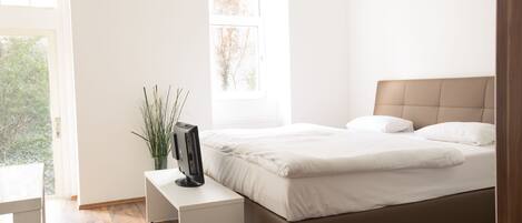1 habitación y ropa de cama de alta calidad