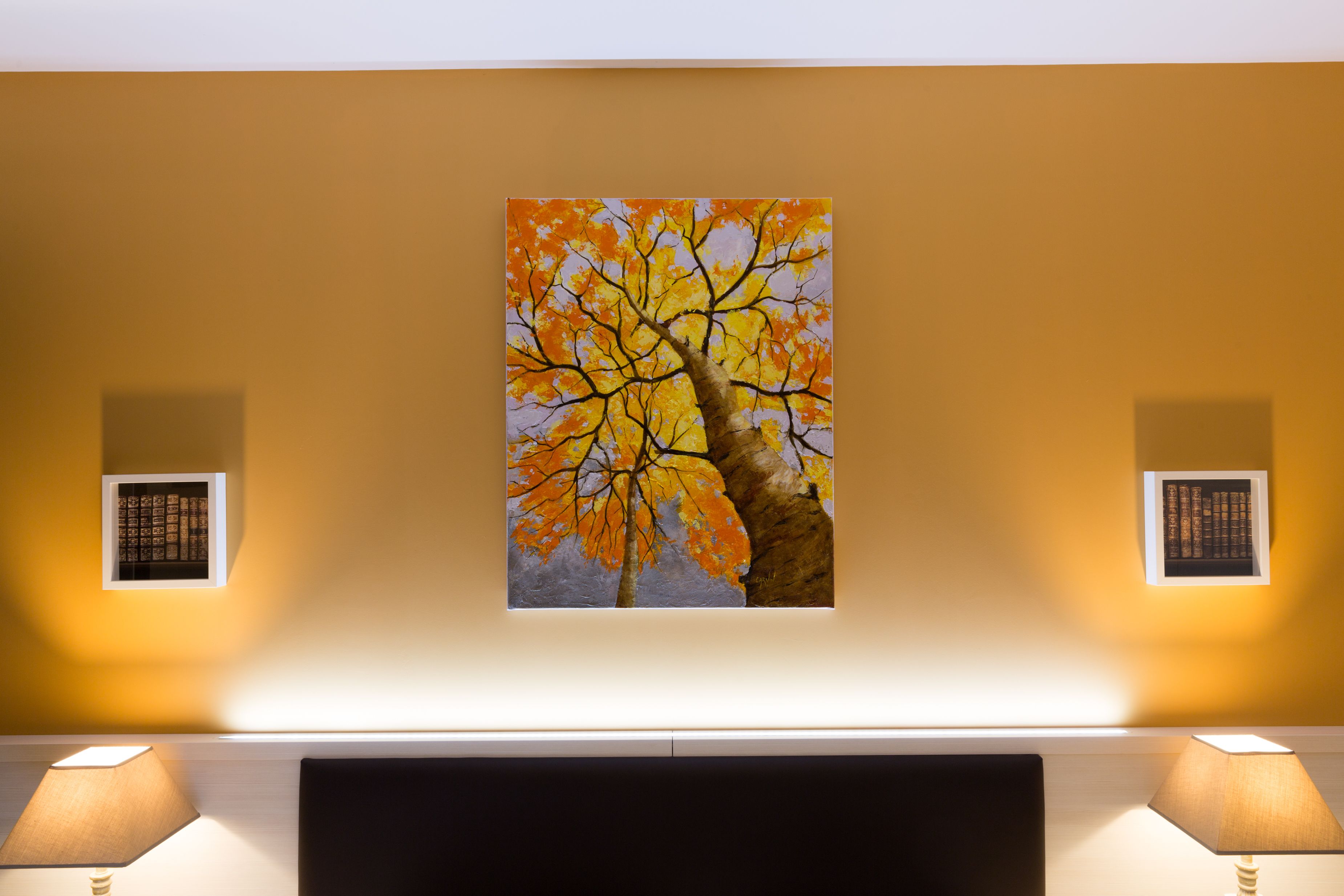 superior double room, annex building - ground floor | minibar, in-room safe, individually decorated, desk