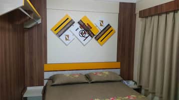 Apartamento | 1 quarto, escrivaninha, cortinas blackout, Wi-Fi de cortesia