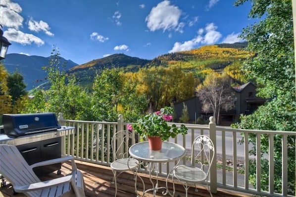 Family House, 2 Bedrooms, Mountainside | Terrace/patio - El Diente A 2 Bedroom Holiday home By Accommodations in Telluride (Telluride)