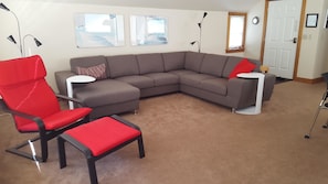 Family Condo, 3 Bedrooms, Mountainside | Living area | TV, DVD player