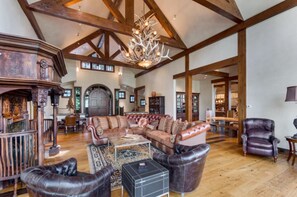 Family House, 6 Bedrooms, Mountainside | Living area | DVD player - Timber Creek 10 Bedroom Holiday home By Accommodations in Telluride (Telluride)
