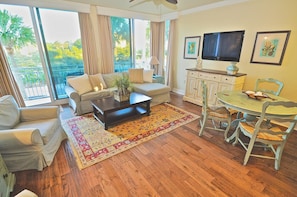 Condo, 2 Bedrooms, Beach View, Sea Facing | Living area | DVD player