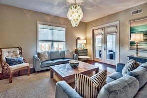 Condo, 3 Bedrooms | Living area | DVD player - Redfish Village M2 417 3 Bedroom Condo By Coastal Dreamin (Santa Rosa Beach)