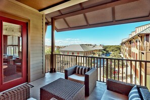 Terrace/patio - Redfish Village M2 417 3 Bedroom Condo By Coastal Dreamin (Santa Rosa Beach)