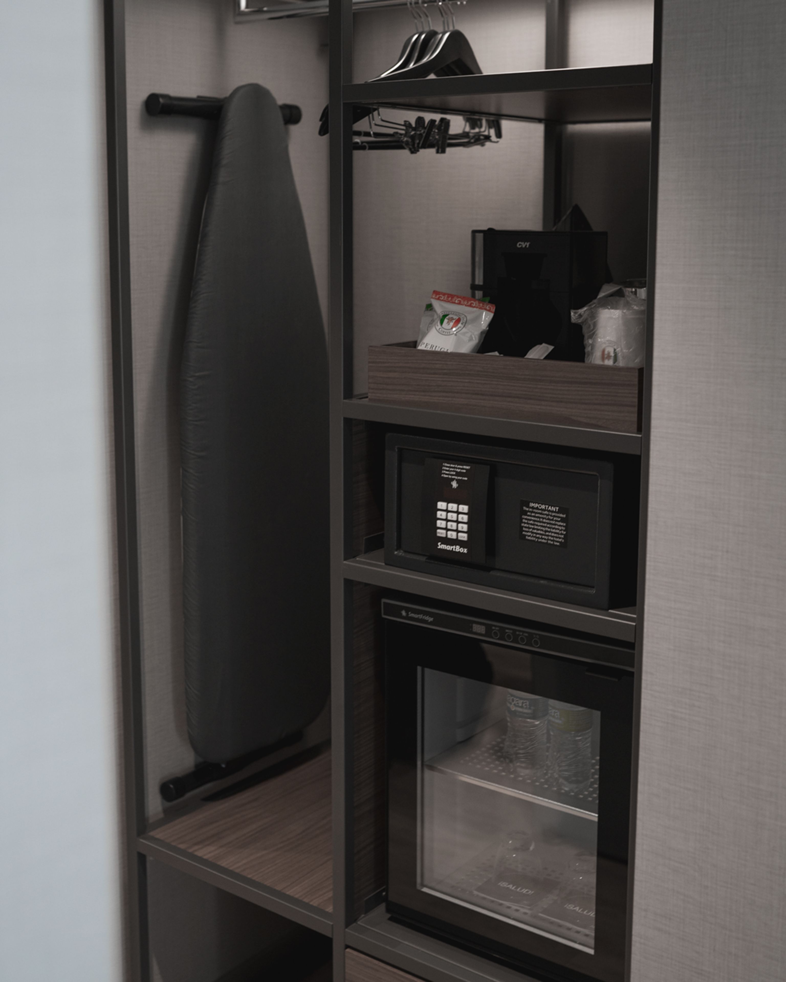 premium bedding, in-room safe, desk, laptop workspace